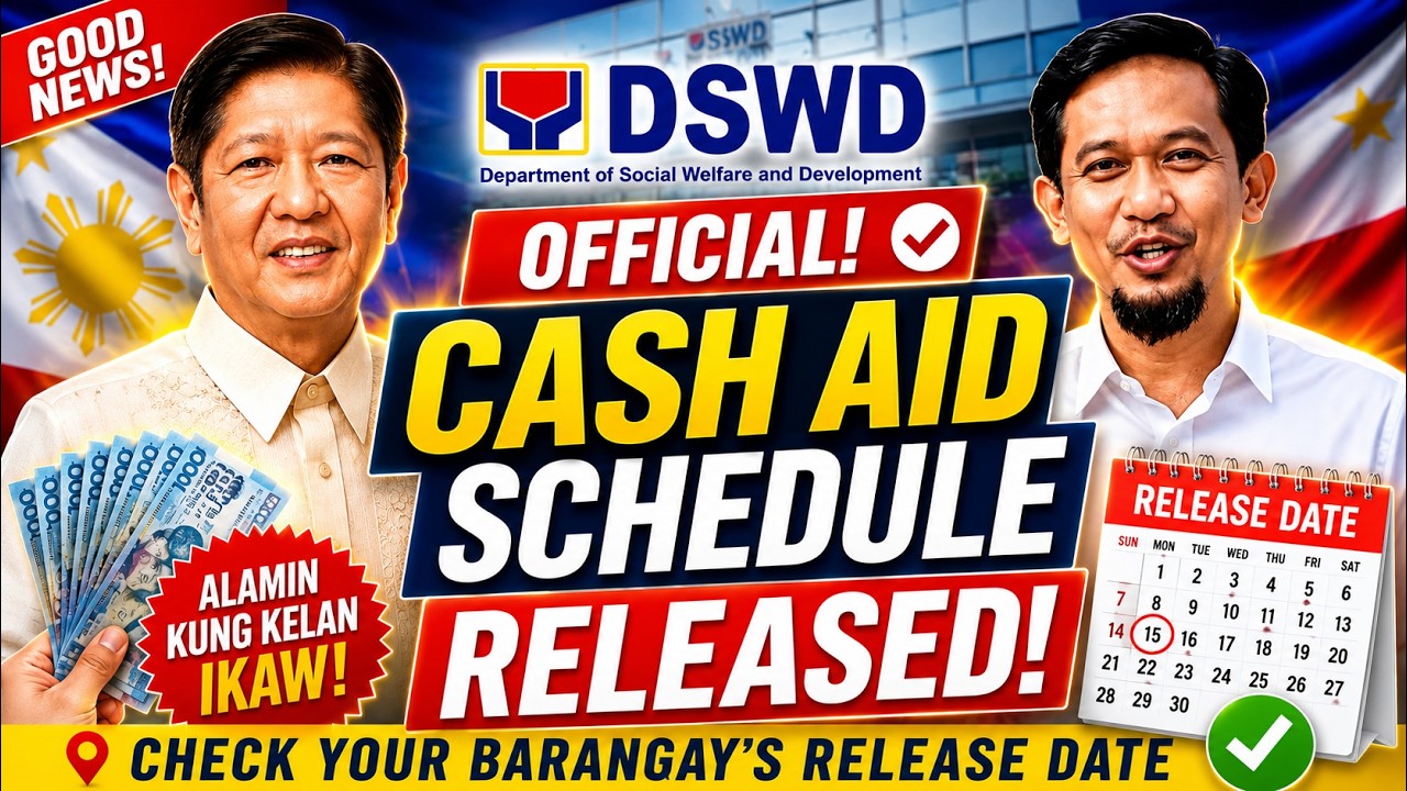 DSWD Cash Aid Schedule Released &mdash; Check Your Barangay's Release Date!
