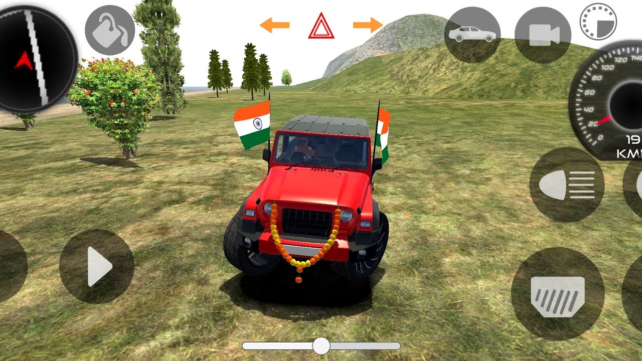 Modified Mahindra Thar 😈👿!! Indian car simulator 3D!! Android gameplay car 3D 
