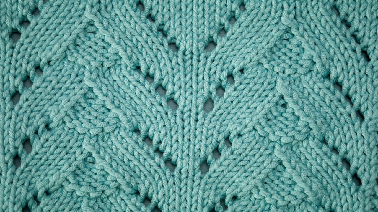 № 100 🌴 precioso punto calado para tus prendas de verano 😍 punto a dos agujas