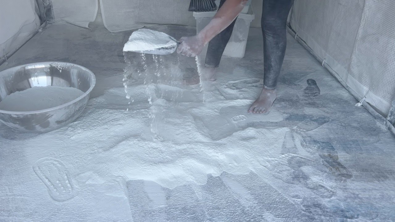 ASMR POWDER CLEAN UP VIDEOS AND THROWING POWDER #dustyasmr #asmr