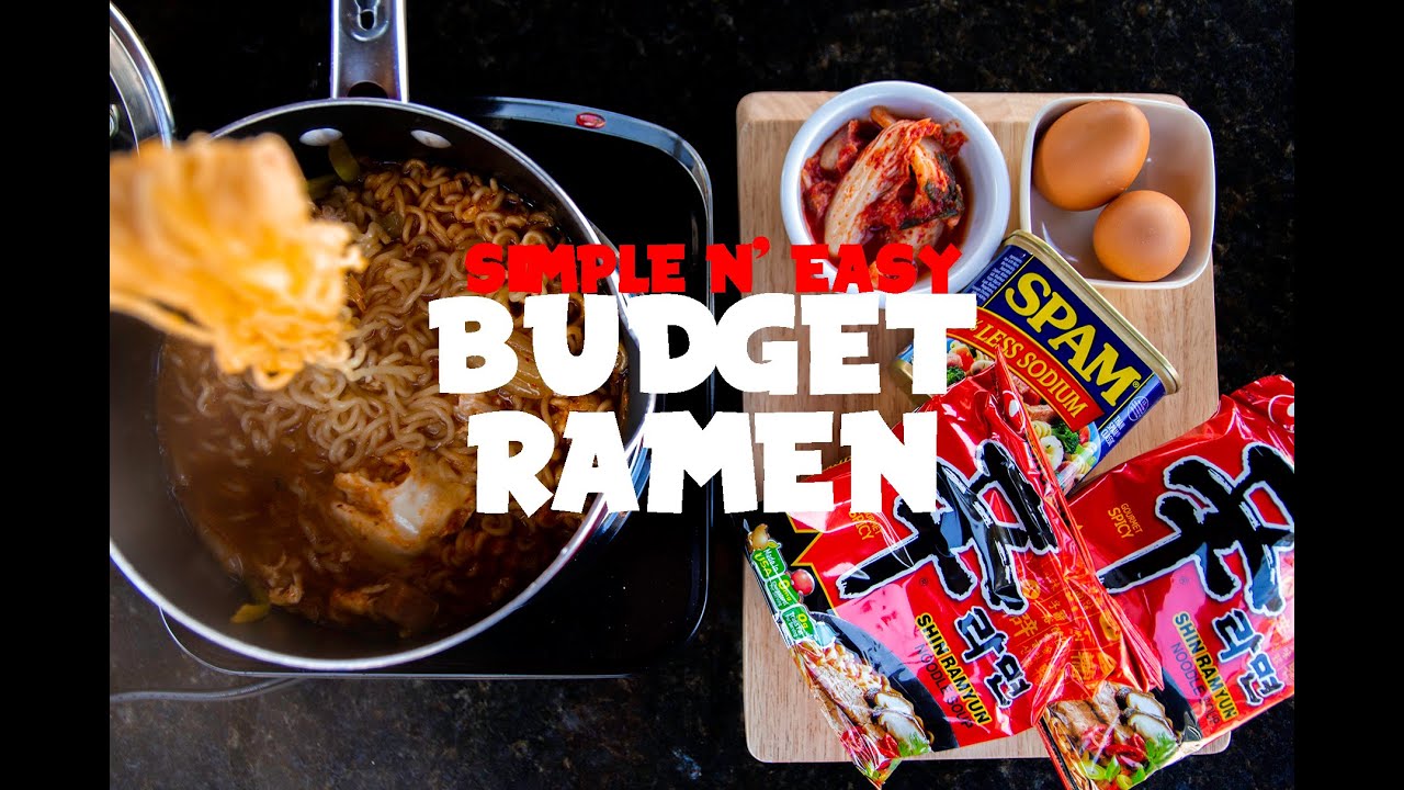 Easy Budget Korean Ramen Recipe