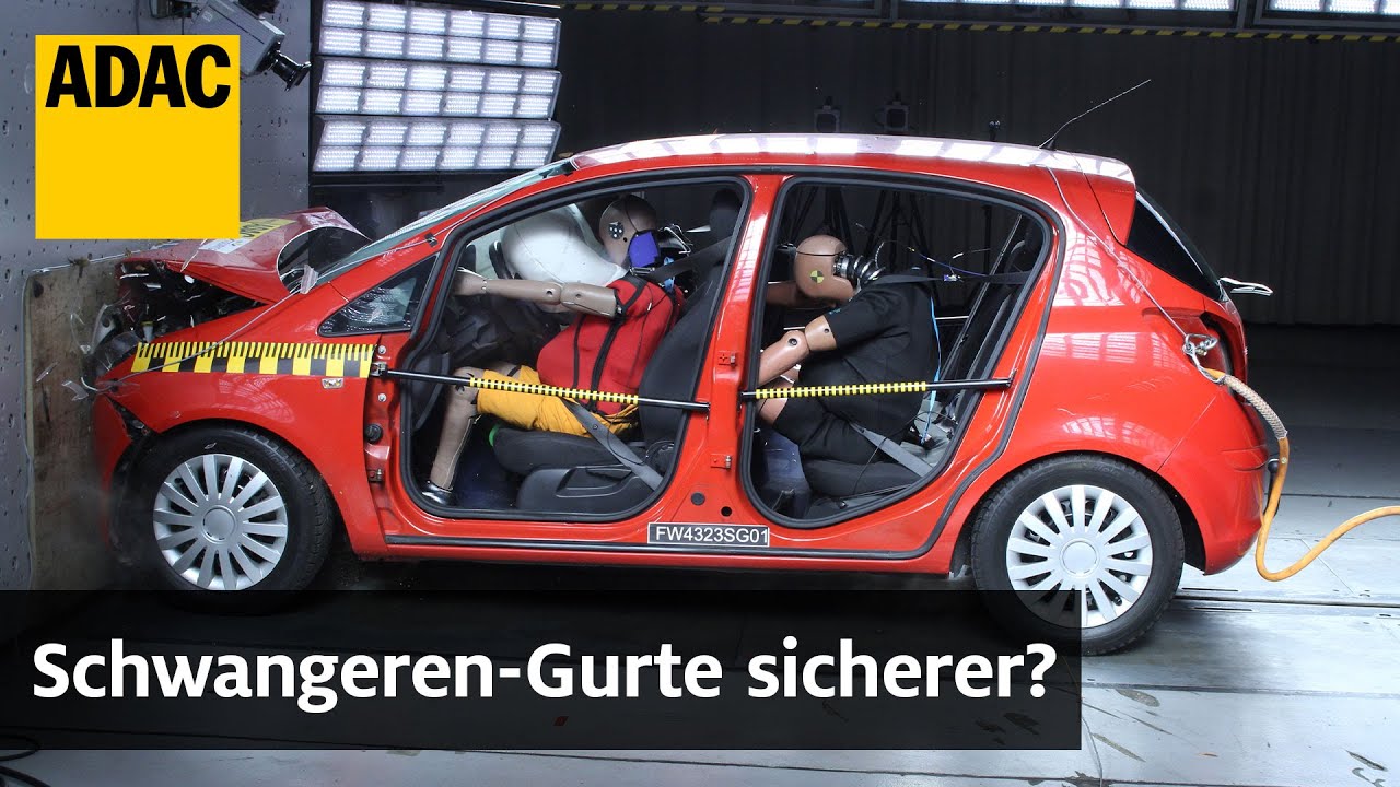 ADAC Test: Finger weg von diesen Schwangerschaftsgurten im Auto! | ADAC
