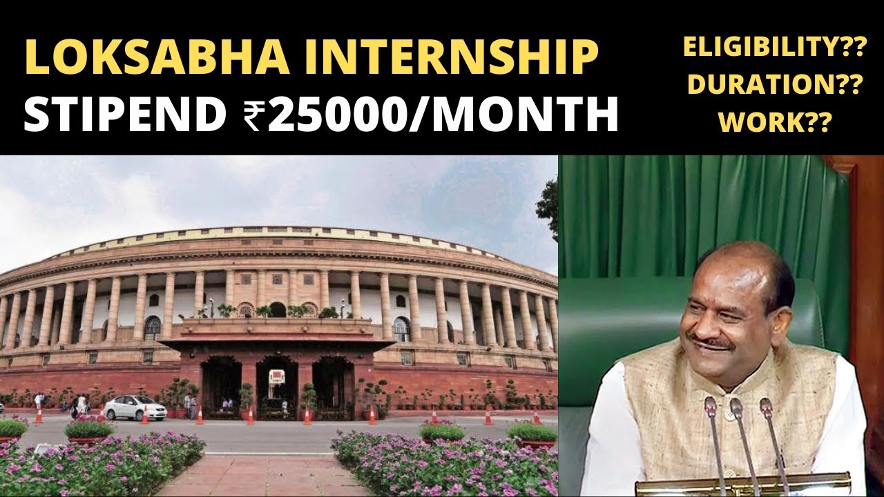 Loksabha Internship for Students I UG & PG I Salary ₹ 25000/- I SOL Updates