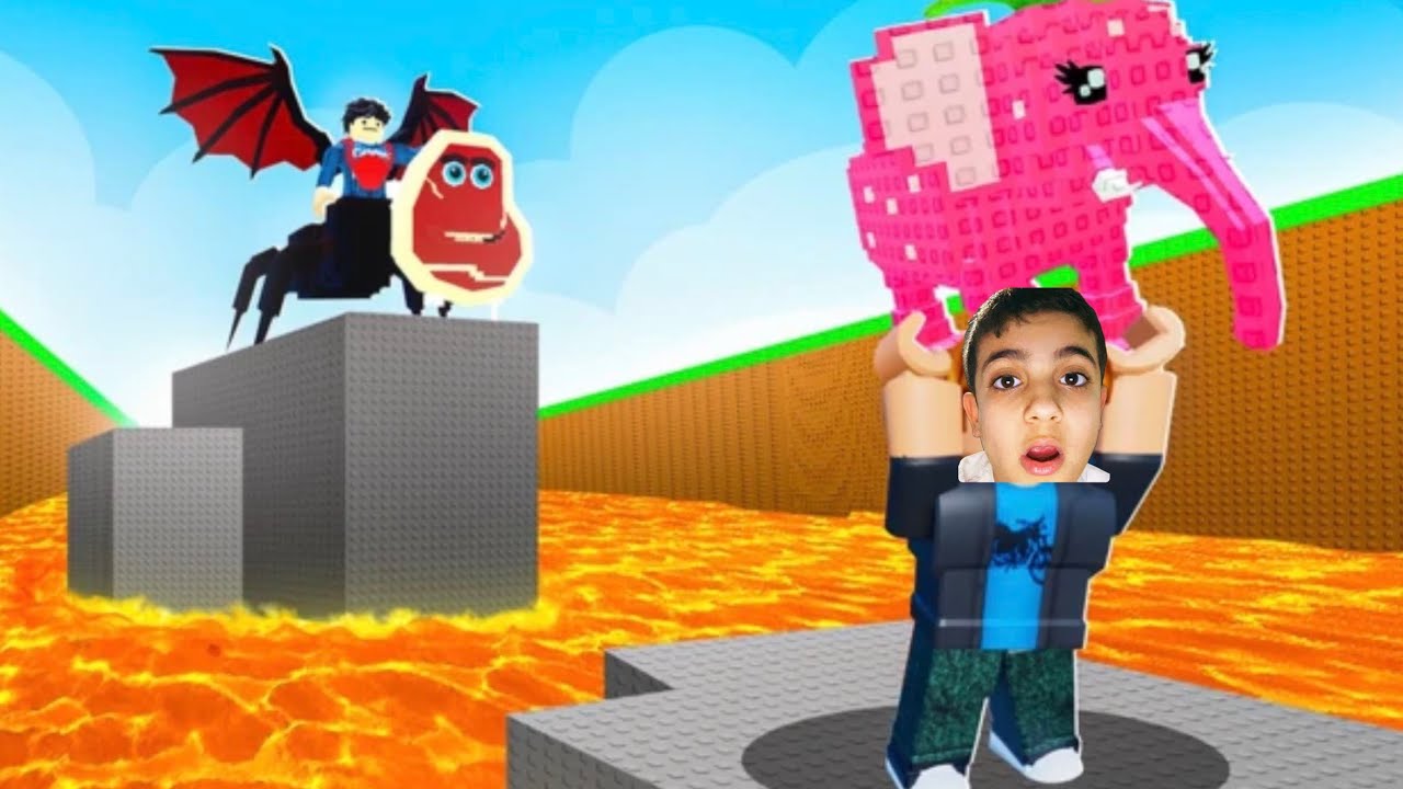 احلى لعبة في العالم/ survive lava for brainrot