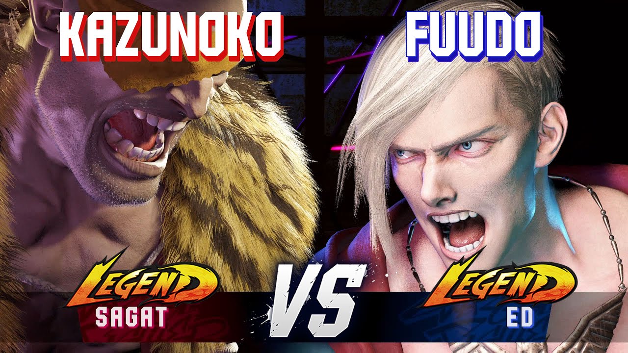 SF6 ▰ KAZUNOKO (Sagat) vs FUUDO (Ed) ▰ High Level Gameplay