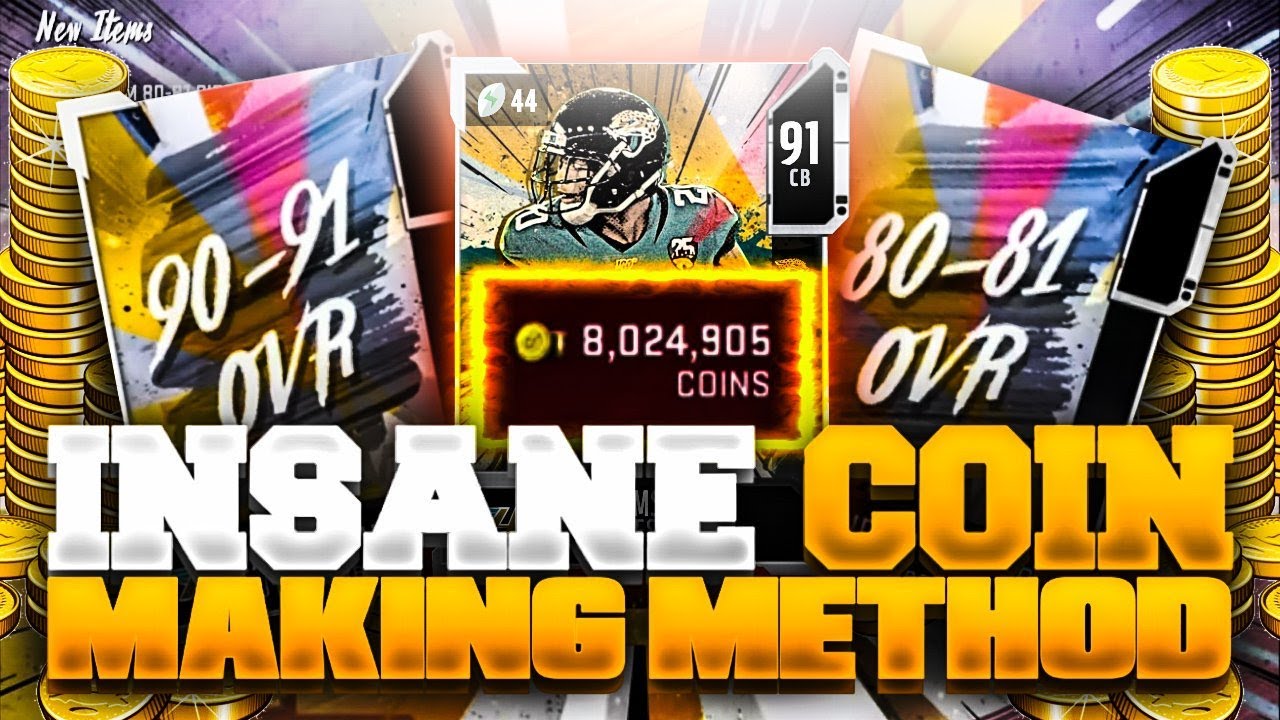 NEW #1 COIN MAKING METHOD IN MADDEN 20!! | MAKE FAST COINS IN MADDEN 20 ULTIMATE TEAM