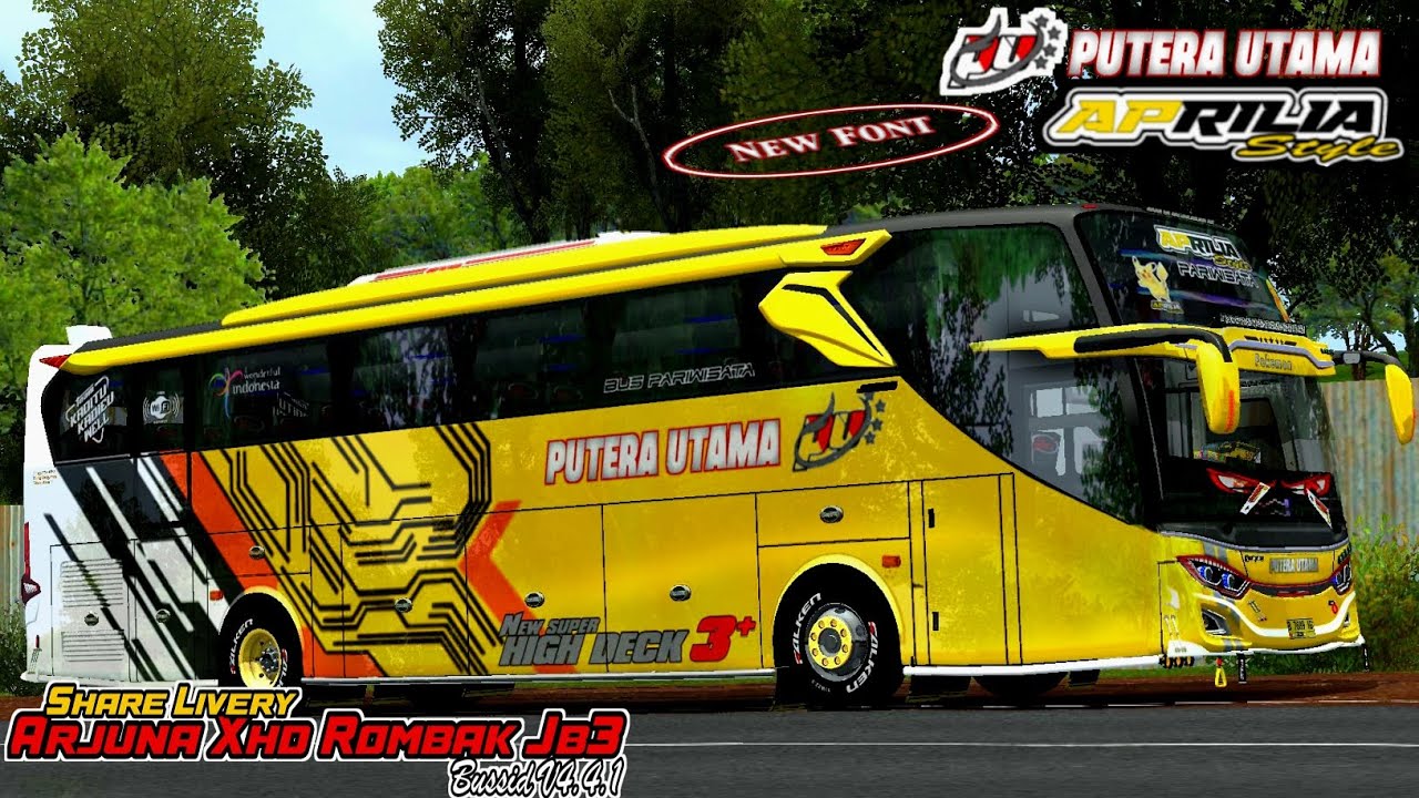 ТАМ ПОКЕМОН 🥰 ПОДЕЛИТЬСЯ ЛИВРОЙ XHD ROMBAK JB3 PUTERA UTAMA APRILIA STYLE НОВЫЙ ШРИФТ BUSSID V4.4...