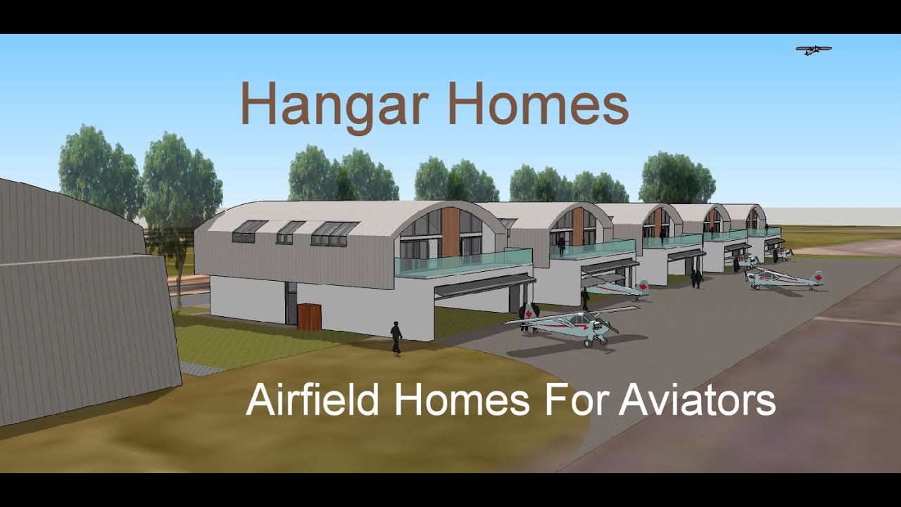 Hangar Homes - Airfield Homes With Hangars For Aviators Creating Airfield Communities