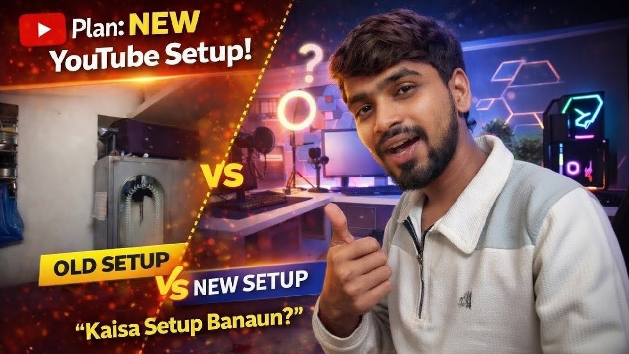 New YouTube Setup Planning 🔥 | Kaisa Setup Banaun? Batao!