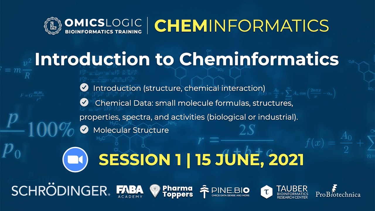 Session 1 - Cheminformatics for Biomedical Drug Discovery