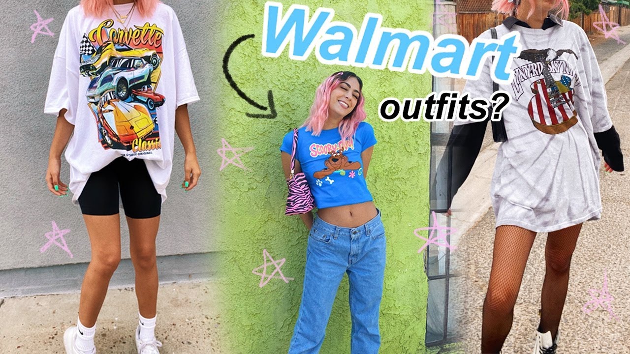 Can I make Clothes from Walmart cute?? Walmart Shopping Challenge!