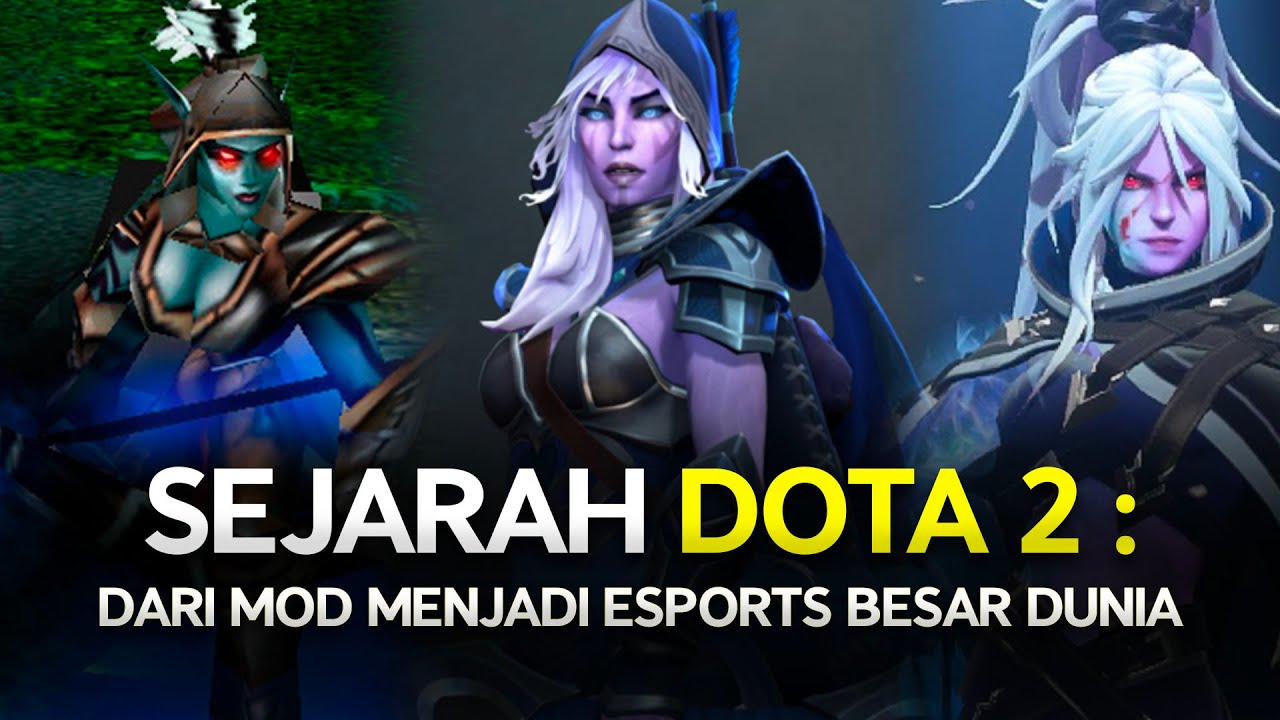 SEJARAH DOTA 2. DARI MOD JADI GAME ESPORTS BESAR DUNIA
