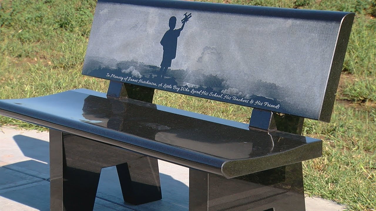 James Hutchinson remembered at his elementary school with a memorial bench