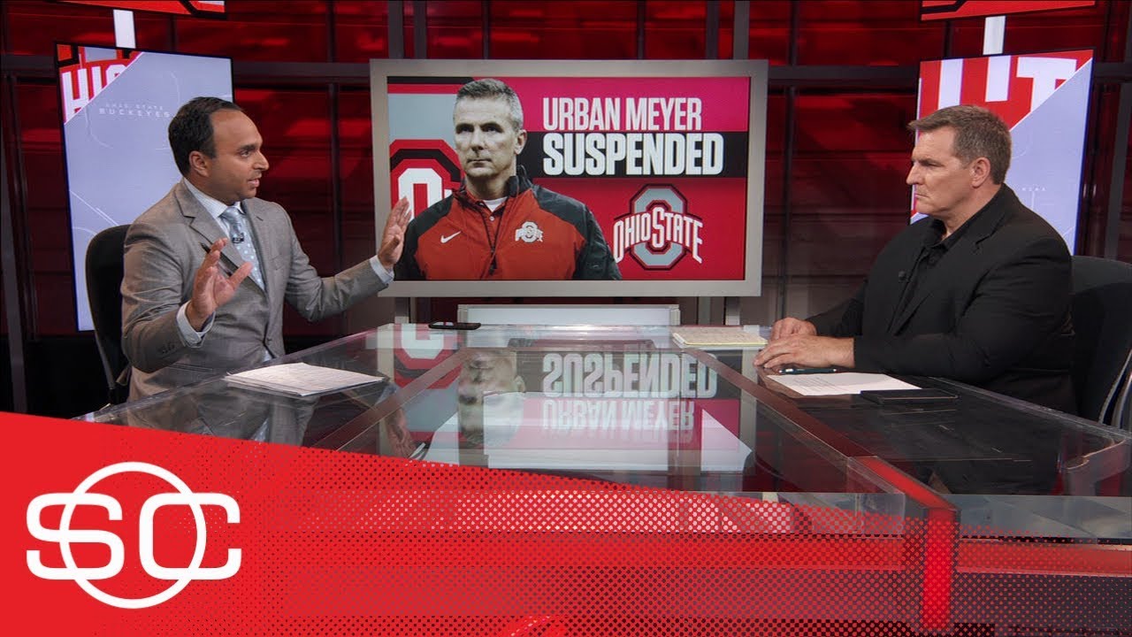Reaction to Ohio State suspension of Urban Meyer by Trevor Matich, Rece Davis | SportsCenter | ESPN
