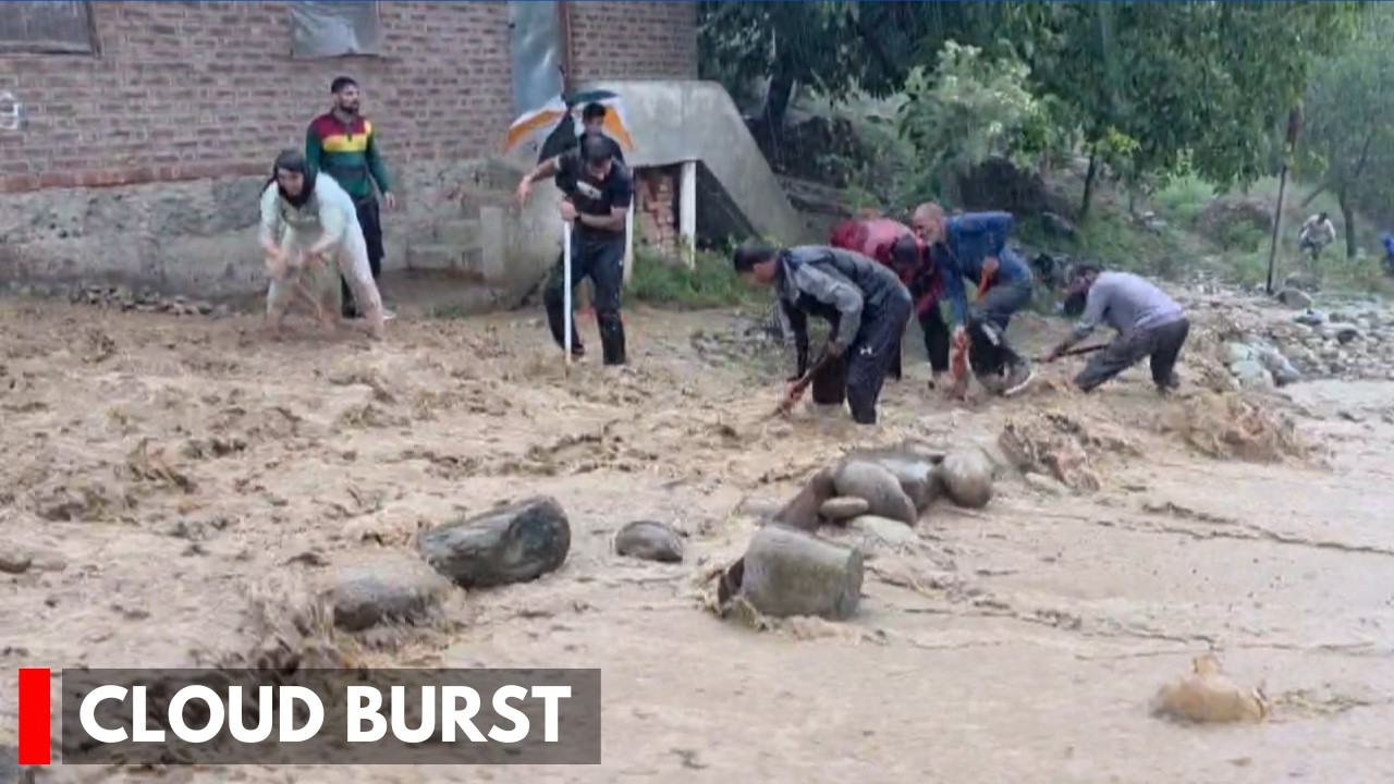 Cloud burst in Shopian, Heavy Rain Hits Srinagar