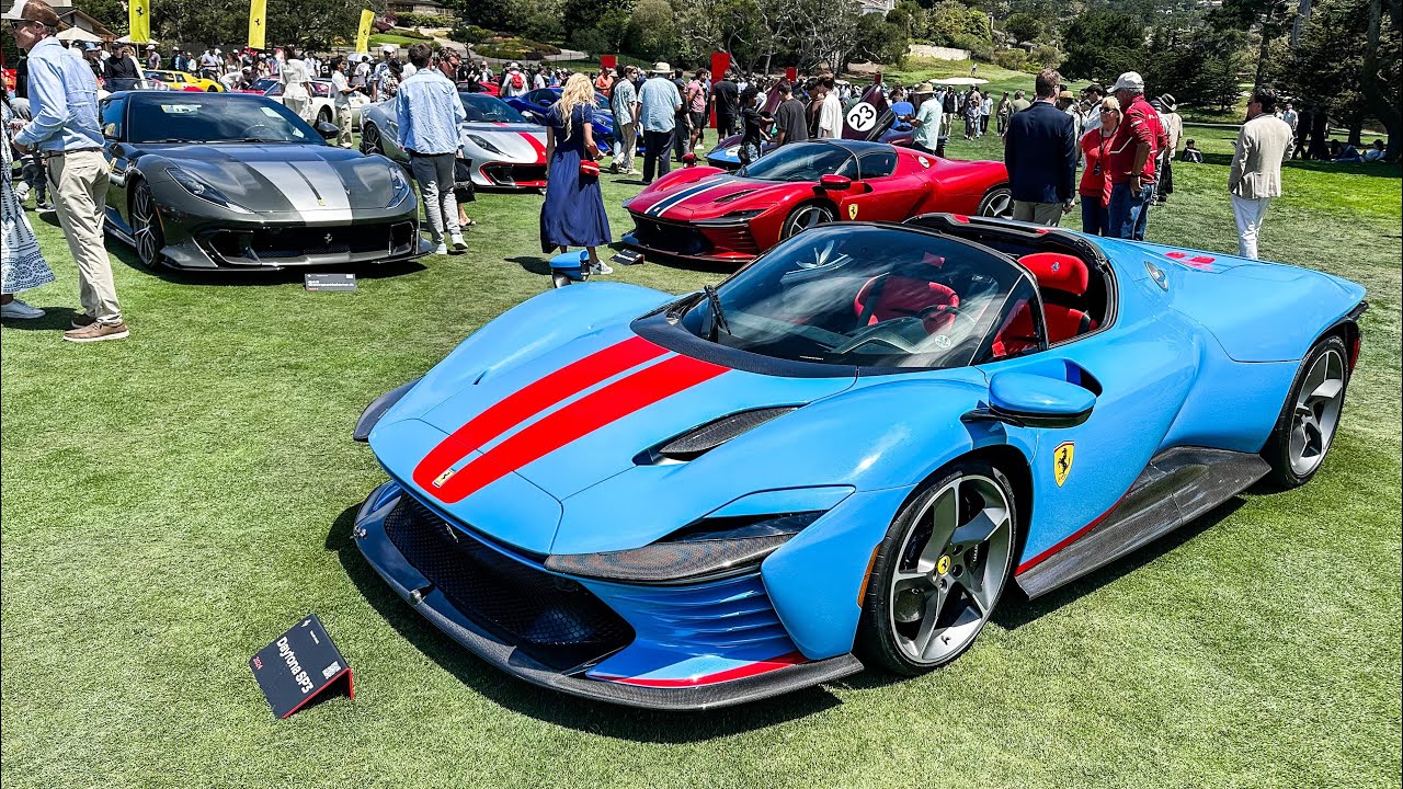 The BILLION DOLLAR Ferrari Lawn! (Monterey Car Week 2025)