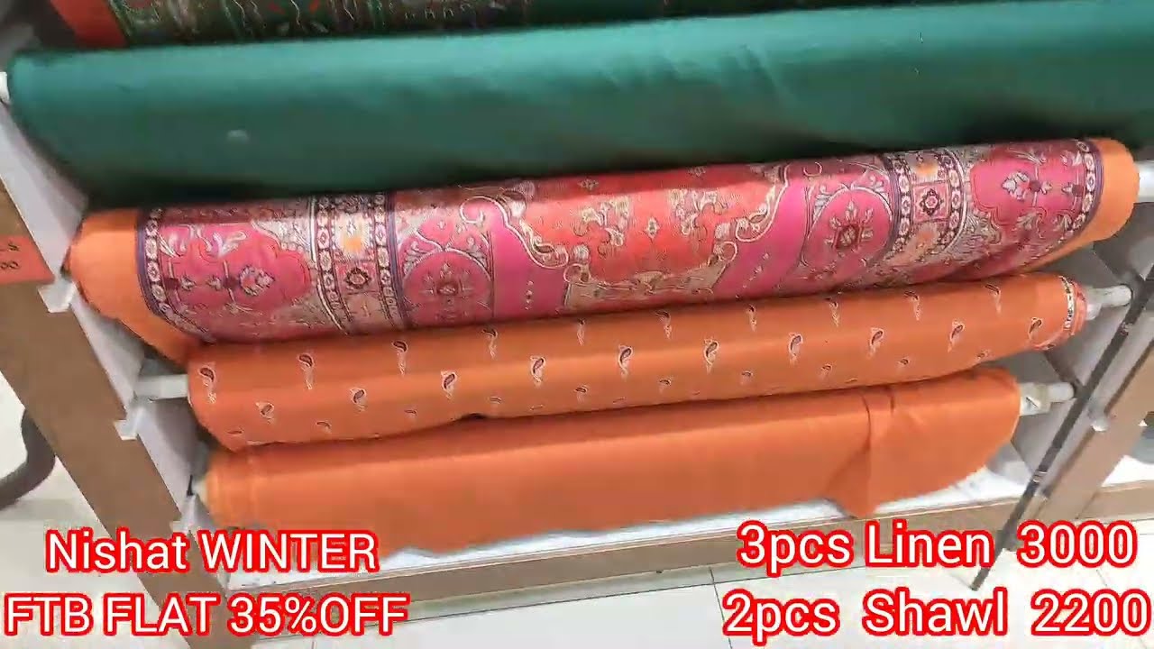 Nishat Linen Factory Outlet in Lahore ! flat 35% off freedom to buy