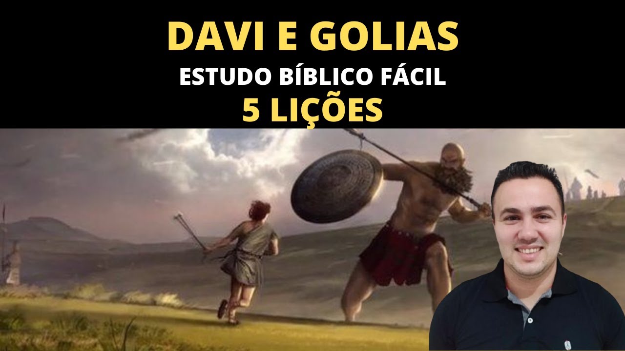 DAVI E GOLIAS  (ESTUDO BÍBLICO - 5 LIÇÕES)