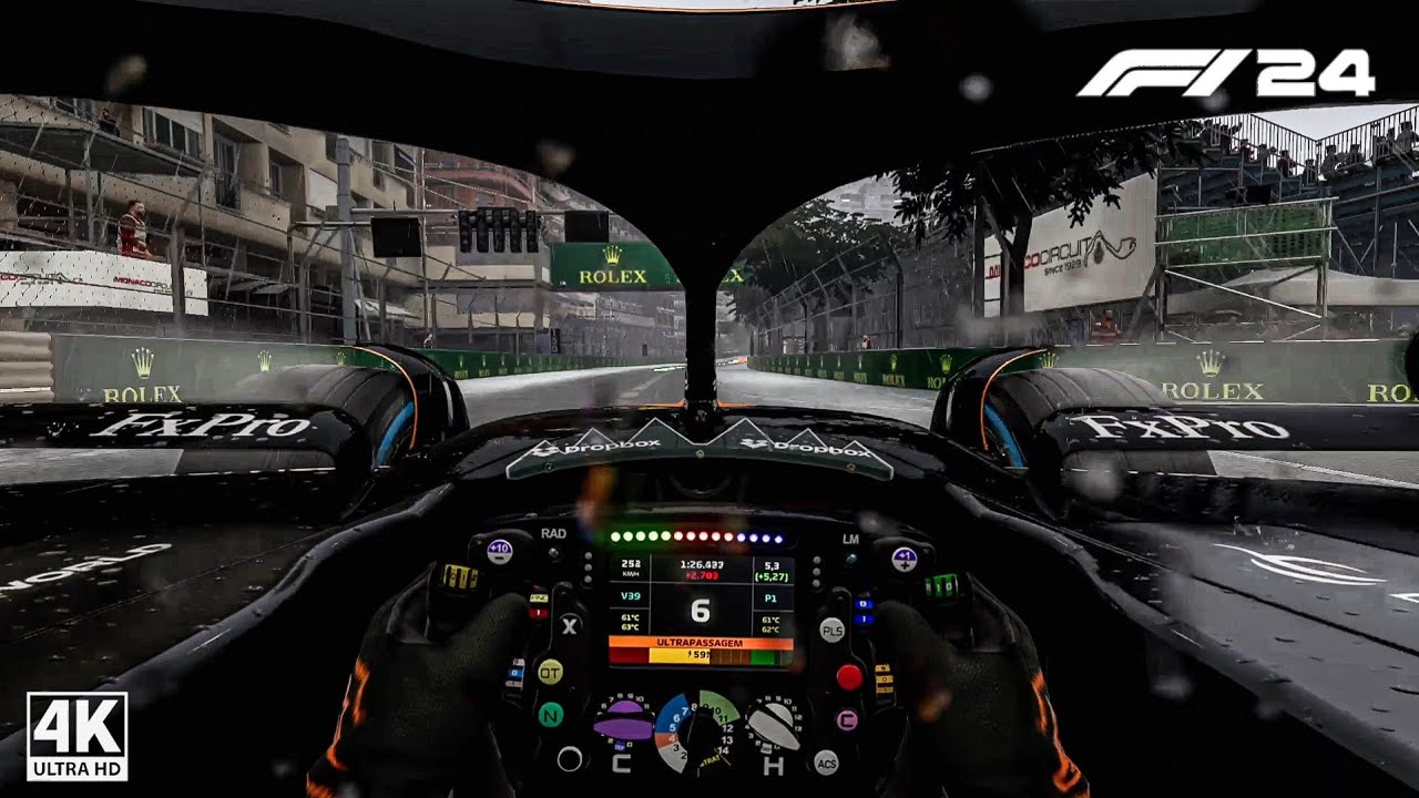 F1 24 MyCareer • Thiago Marques's Final Laps with Heavy Rain - Monaco GP Race Highlights 