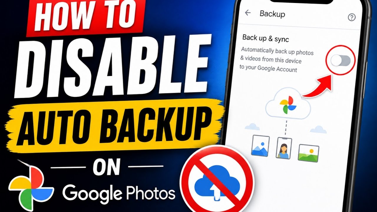 How To Disable Auto Backup on Google Photos