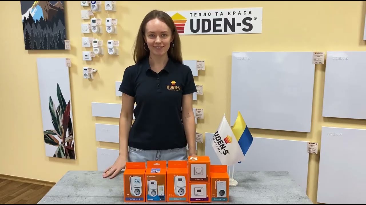 Терморегулятори TERNEO для обігрівачів UDEN-S