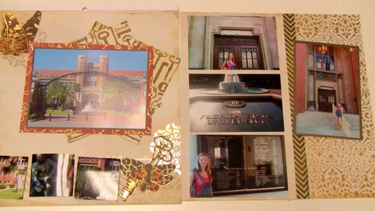 Power Scrapbooking Layouts Video 2 (How To and High School & College 12x24 Pages)