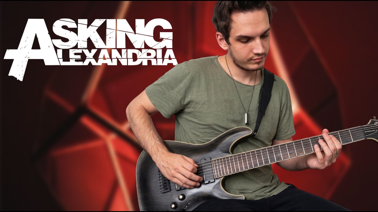 ASKING ALEXANDRIA | Alone In A Room | GUITAR COVER FULL (NEW SONG 2017) HD