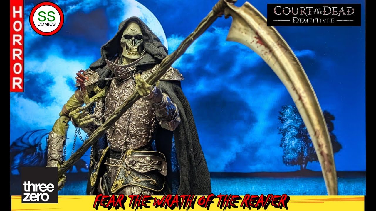 Grim Reaper Demithyle Unboxing & Review of the Court of the Dead 1/6 Scale Action Figure Three Zero