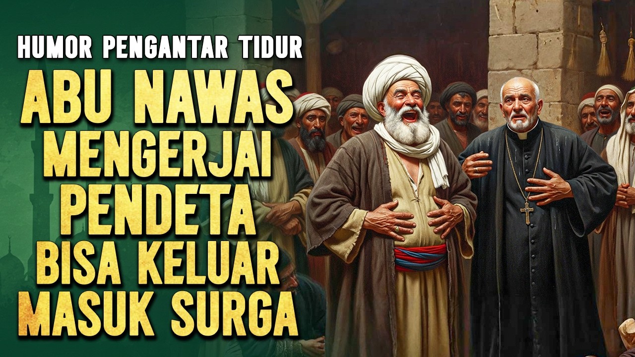 ABU NAWAS KERJAIN PENDETA KRISTEN BISA KELUAR MASUK SURGA || CERITA LUCU PENGANTAR TIDUR