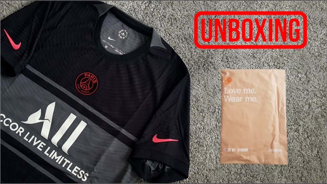 Unboxing 2021-22 PSG Dri-FIT ADV third shirt & Review
