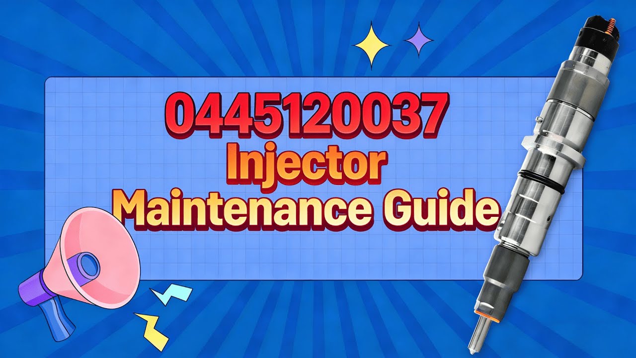 【Full Episode English】Maintenance and Testing Tutorial for 6CT 8.3L Engine 0445120037 Fuel Injector