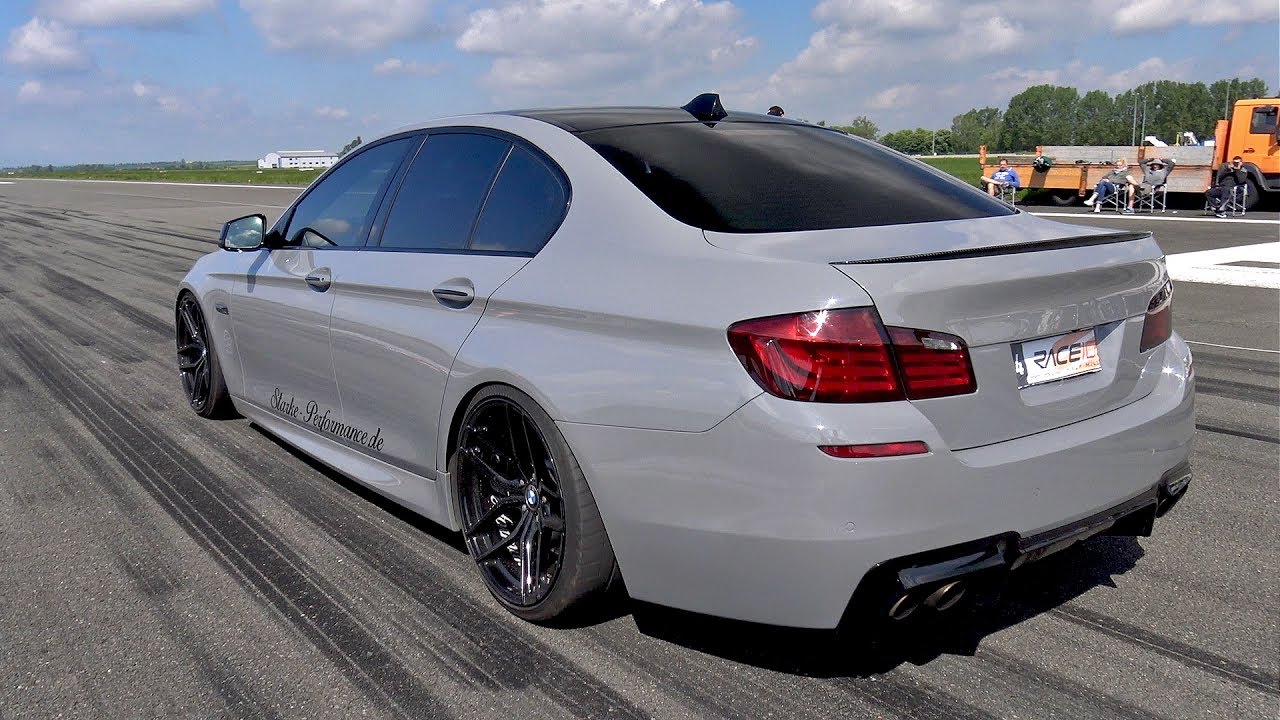 500HP BMW 550i 4.4 V8 M Sport 0-225 KM/H Accelerations!