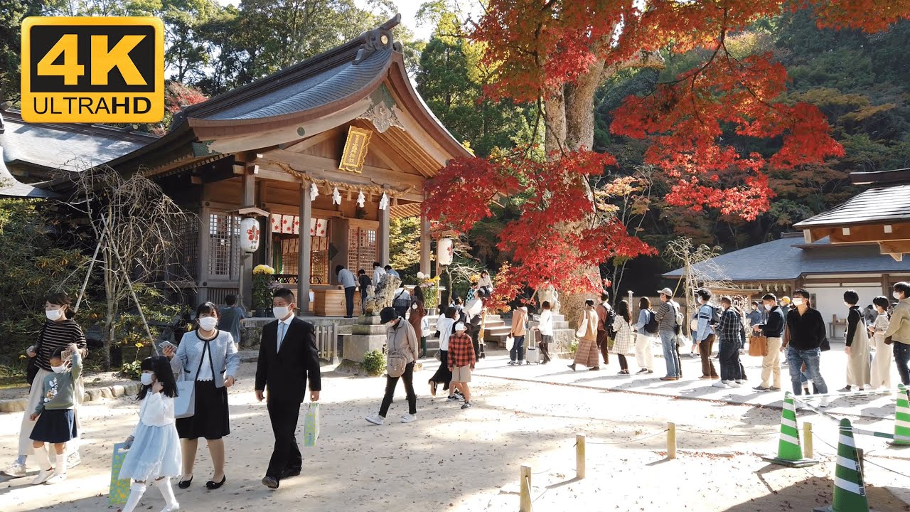 🇯🇵 [4K] Walk Japan - Kamado Shrine (竈門神社) | The Japanese Shrine from Kimetsu No Yaiba