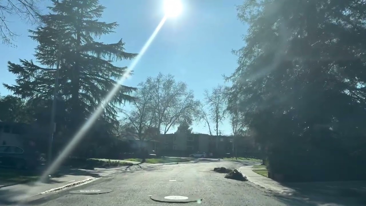 Driving around Davis CA!!