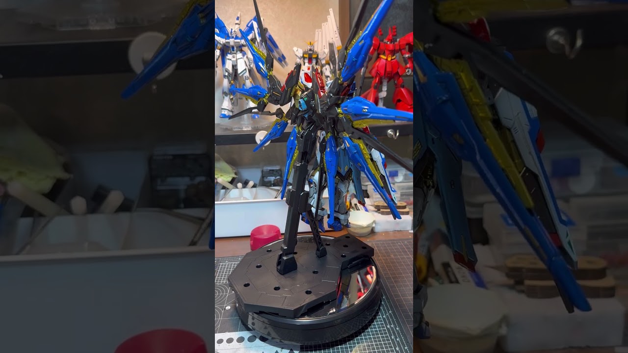 MGEXSTRIKE FREEDOM GUNDAM 全塗装終わりました！完成した！#ガンダム #gundam #gunpla #ガンプラ再販 #ガンプラ #ガンプラ  #ガンプラ好きな人と繋がりたい