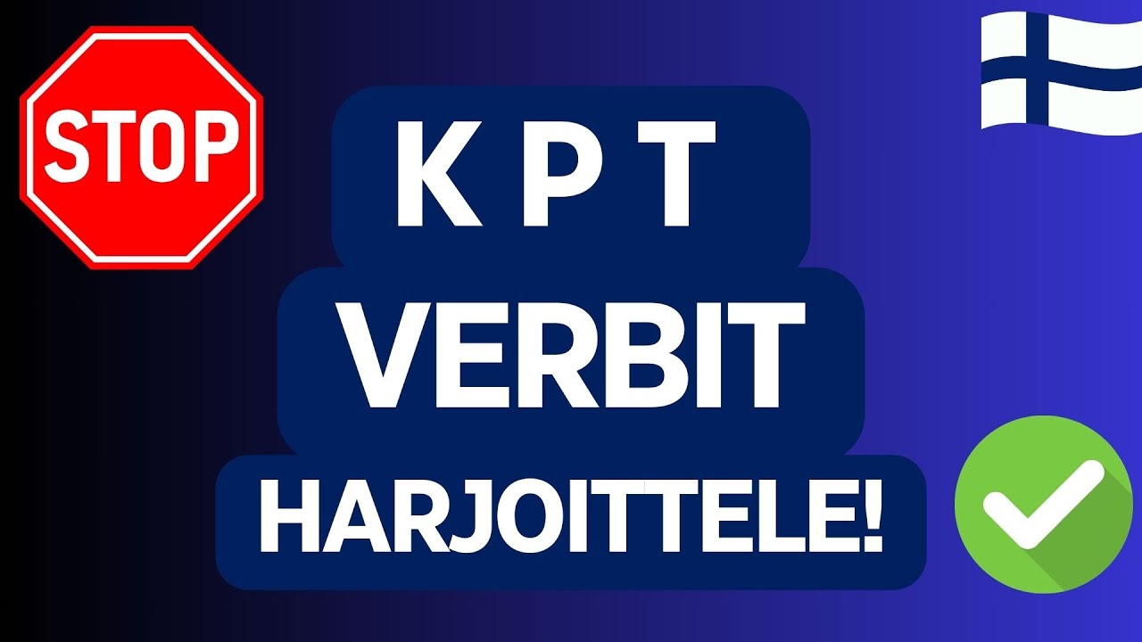 Harjoittele verbien KPT-astevaihtelua
