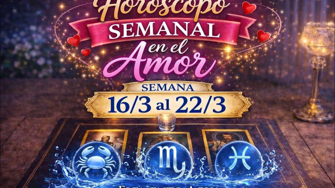 Horóscopo semanal del amor 💕Elemento Agua.