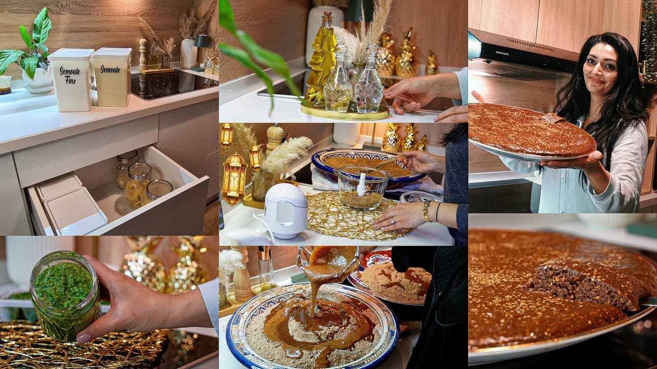 تحضيرات رمضان 2024 🌙تنظيم المهام رغم العمل سلو صحي معلك🌟 الإحتفاظ بقزبور ومعدنوس و الثوم بدون مجمد☘️