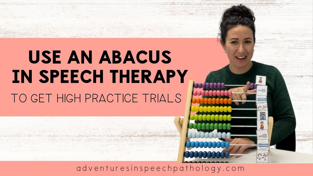 How to Use an Abacus in Speech Therapy