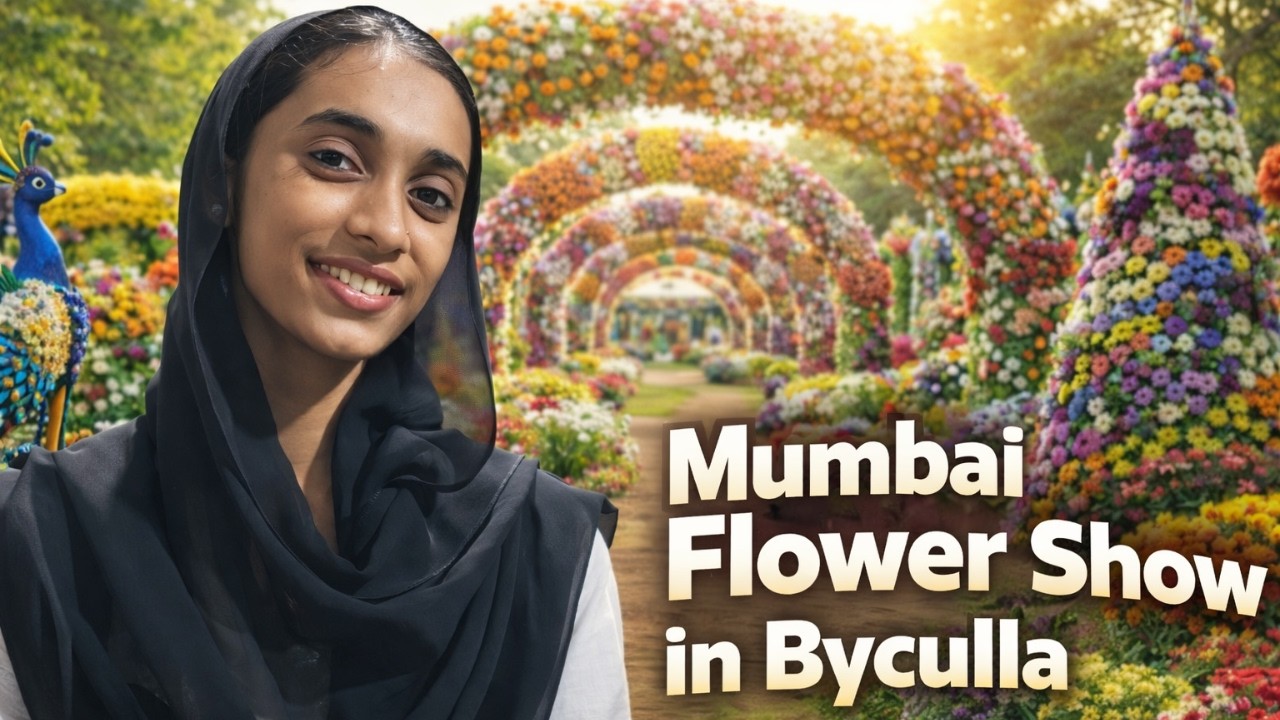 This Festival in Mumbai is FREE?! 😱 | Flower show Vlog