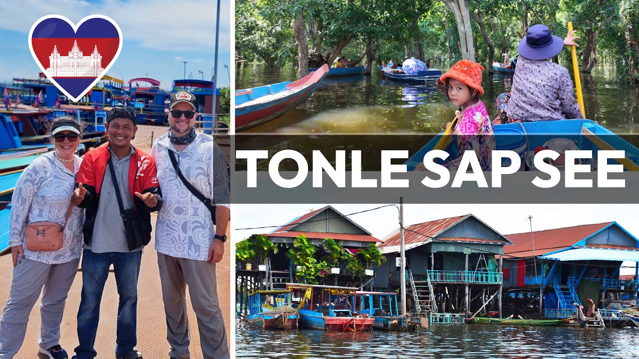 SCHWIMMENDES DORF in Kambodscha 🇰🇭 – UNGLAUBLICH, wie sie hier leben! Kampong Phluk Tonle Sap See 4K
