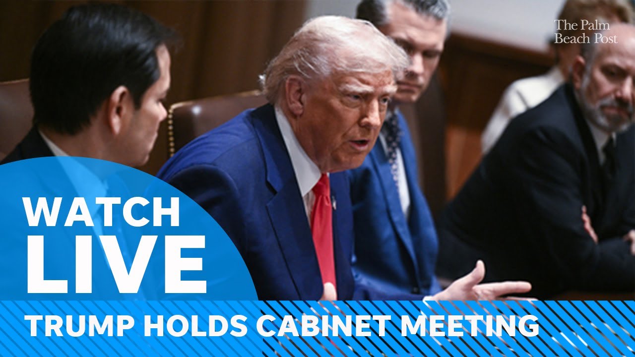 Live: Donald Trump holds cabinet meeting in White House, ICE shootings in Minneapolis talk expected
