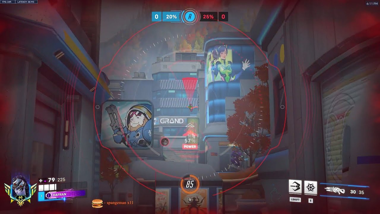 DAFRAN WIDOWMAKER OVERWATCH 2 GAMEPLAY SEASON 20 TOP 500