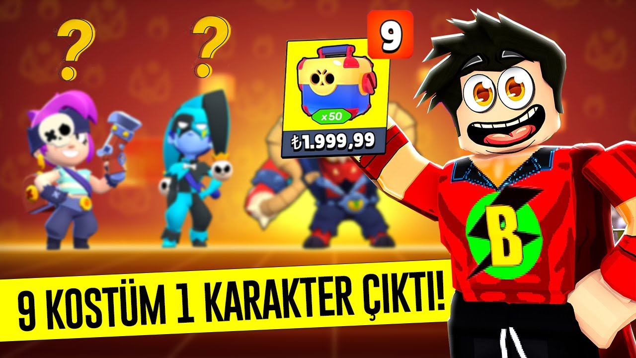 2000TL MEGA KUTU ALDIM 9 KOSTÜM 1 KARAKTER ÇIKTI!! 😱 Brawl Stars