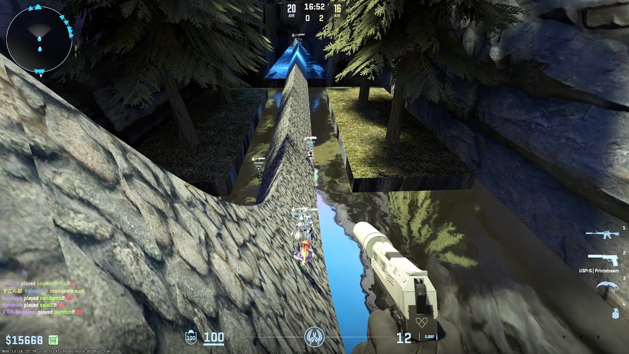 CS2 Zombie Escape ze_surf_shonyudo_v1_cs2 на сервере PSE