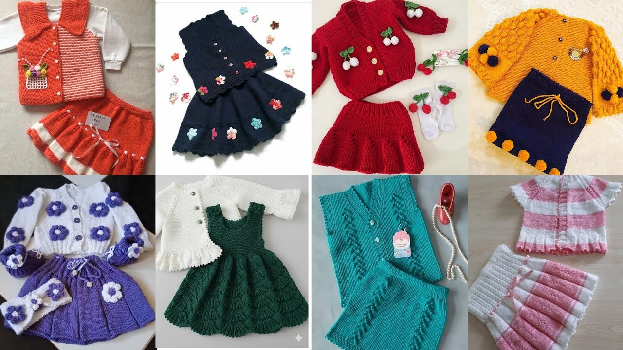 Most Elegant/ Handmade Crochet Baby /Frock And Stylish Dresses Unique Design Amazing Creativity/2025