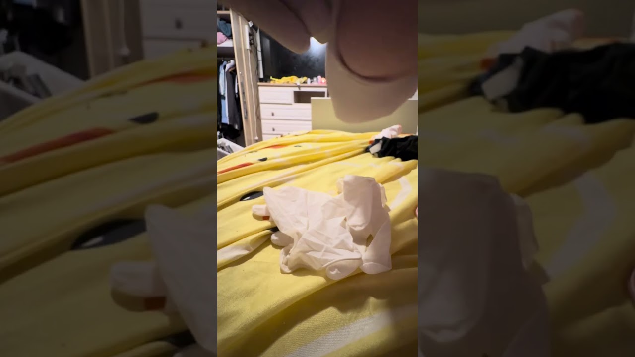 Latex and nitrile glove ASMR layered no talking