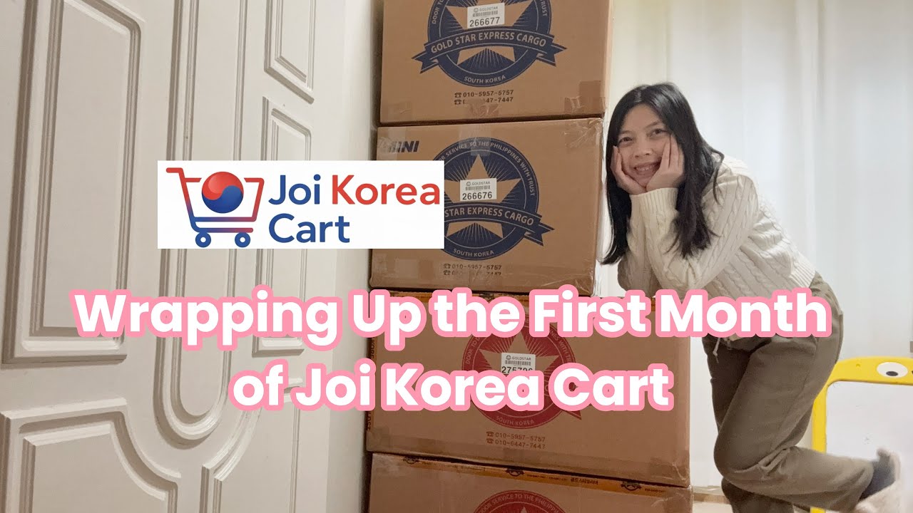 Preparing Boxes to Send to the Philippines 🇵🇭 | It’s a Wrap for the First Month of Joi Korea Cart