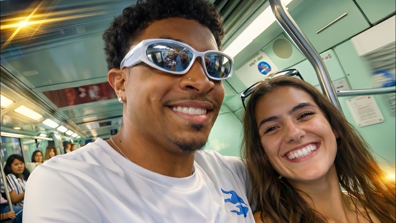 ZAGO LEVOU ELA PARA ANDAR DE TREM PELA PRIMEIRA VEZ