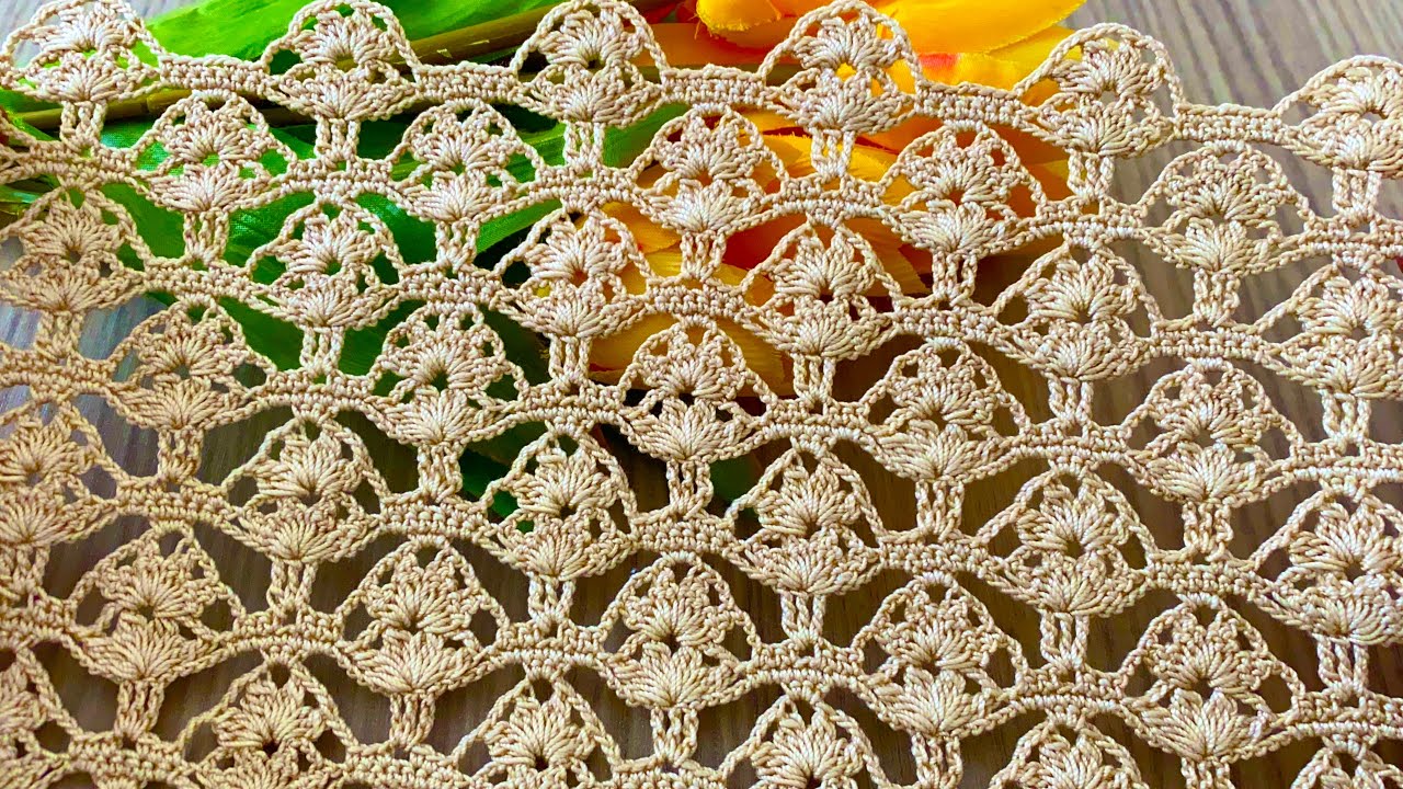🌿Amazingly Beautiful Crochet Pattern for Spring❗️How to Make Step by Step